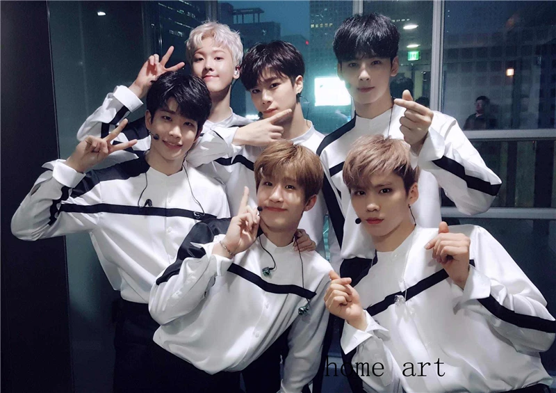 Astro kpop плакат стены наклейки украшения дома высококачественный рисунок белая мелованная бумага Home art бренд