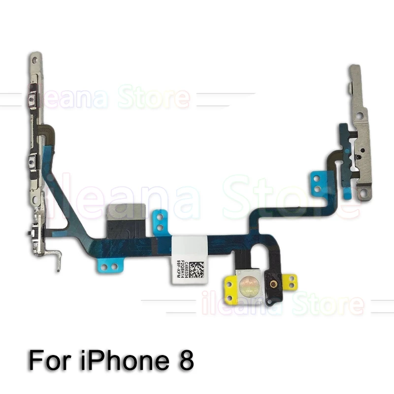 Оригинальная мощная Гибкая для iphone 8 plus кнопка регулировки громкости источник