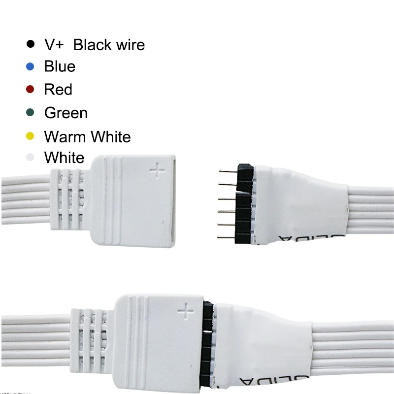 SZYOUMY новейшая RGB + CCT 5 в 1 RGBWWW Светодиодная лента 5050 60led/метр 12В DC CW WW чипы Гибкая