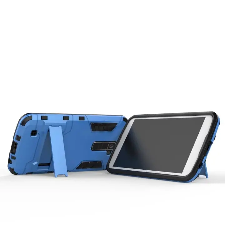 1PCS New Fashion Shockproof Armor Case Cover For LG K10 (5.3&quot) PC+TPU Hybrid Mobile Phone Stand Back Black |