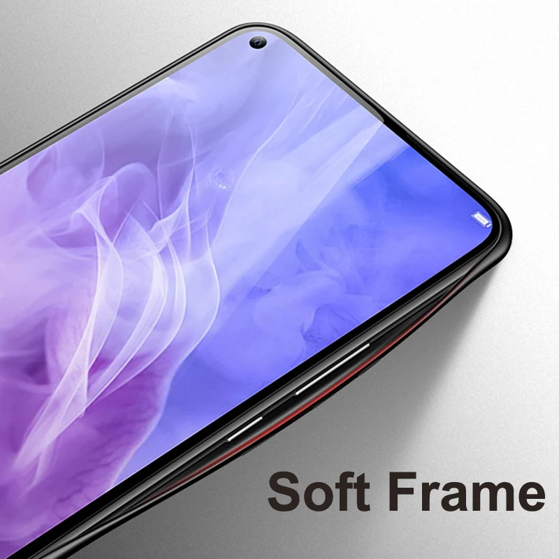 Для Huawei Nova 4 Чехол звездное небо закаленное стекло + TPU Край тонкий жесткий чехол