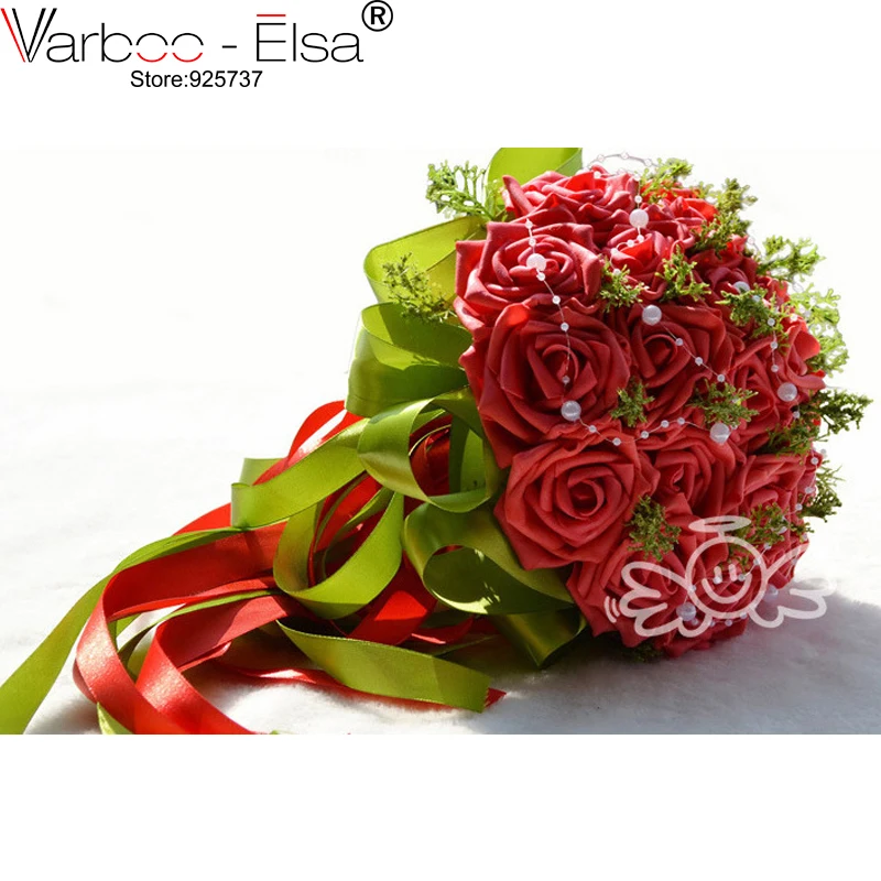 Свадебный букет из роз ручной работы 8 цветов|ramos de novia|wedding flowers bridal bouquetsbridal bouquet |