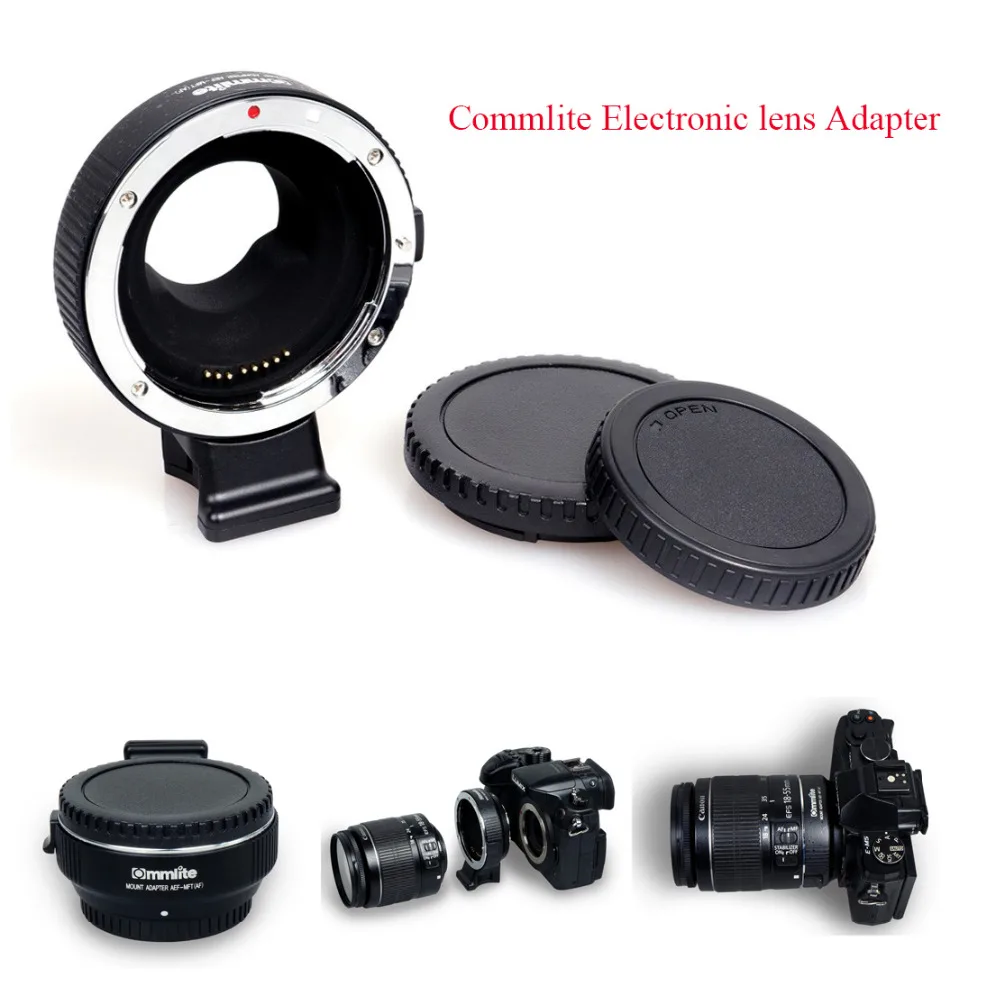 Адаптер для крепления объектива Commlite CM AEF MFT V2 elextrosonic AF Canon EOS EF/EF S объектив M4/3