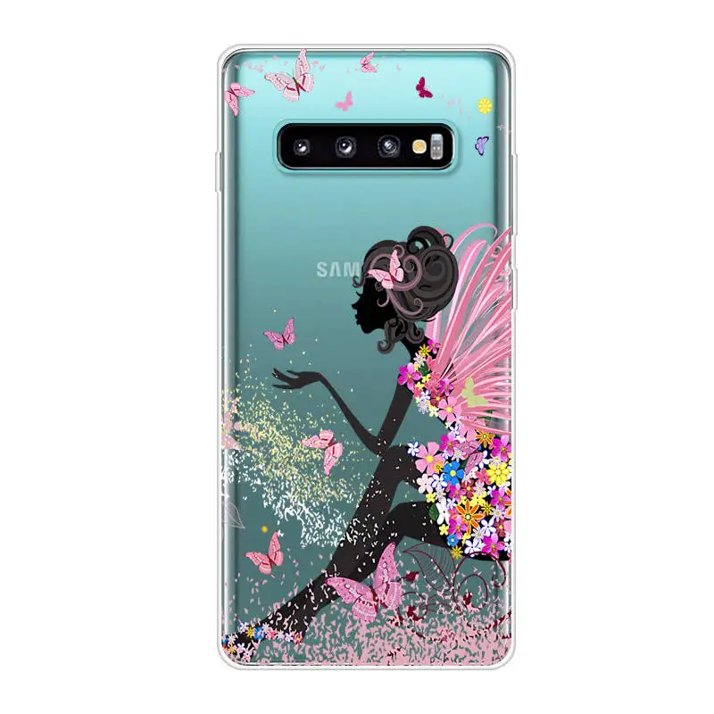 Мягкий силиконовый чехол из ТПУ для Samsung S10 Plus E S10Lite S10Plus G970F G973F G975F | Мобильные