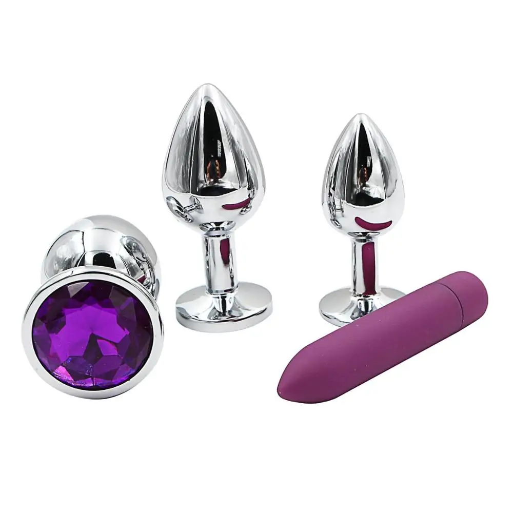 Анальная пробка Набор Бусин пуля вибратор для женщин мужчин гей Buttplug Секс