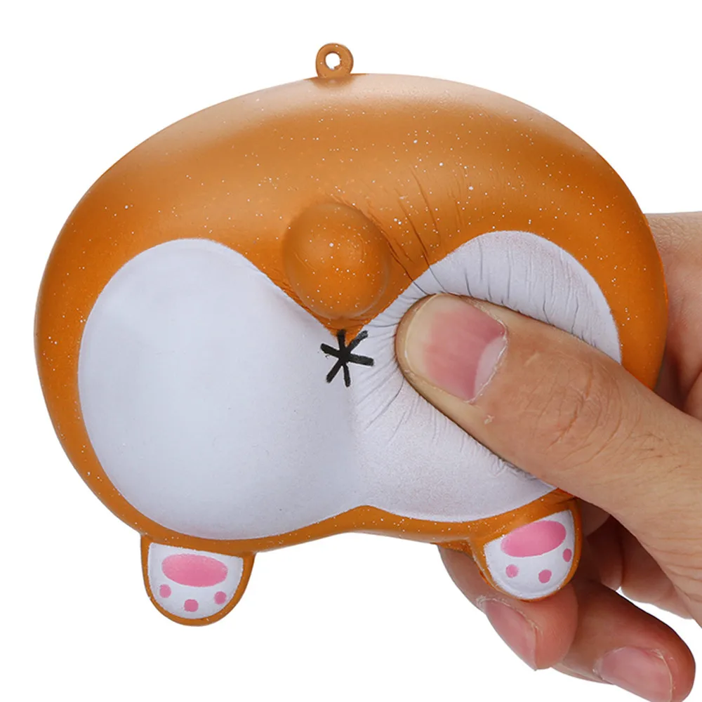 Рождественские сжимаемые игрушки для снятия стресса Kawaii Jumbo Cokey Butt Slow Rising Cream
