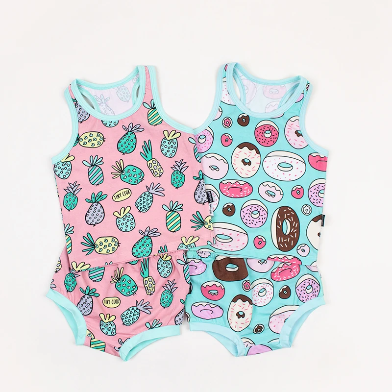 TinyPeople new baby girl summer clothes cotton 2-piece outfit set newborn boy cute infant dress kids gift | Детская одежда и обувь