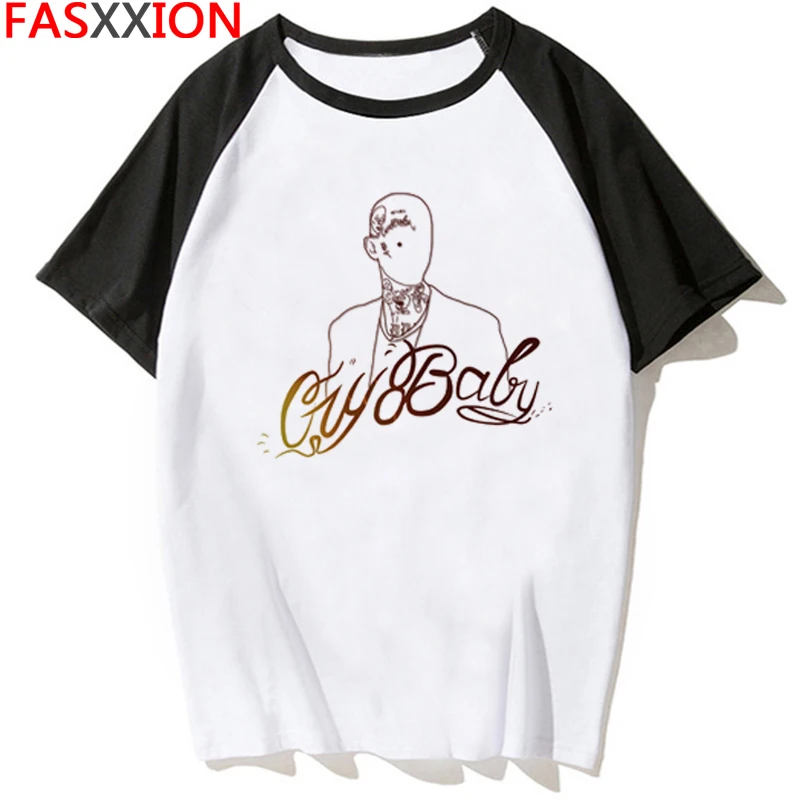 Новинка рэппер Lil открытая футболка Rip LilPeep хип-хоп Мужская/Женская крутая с