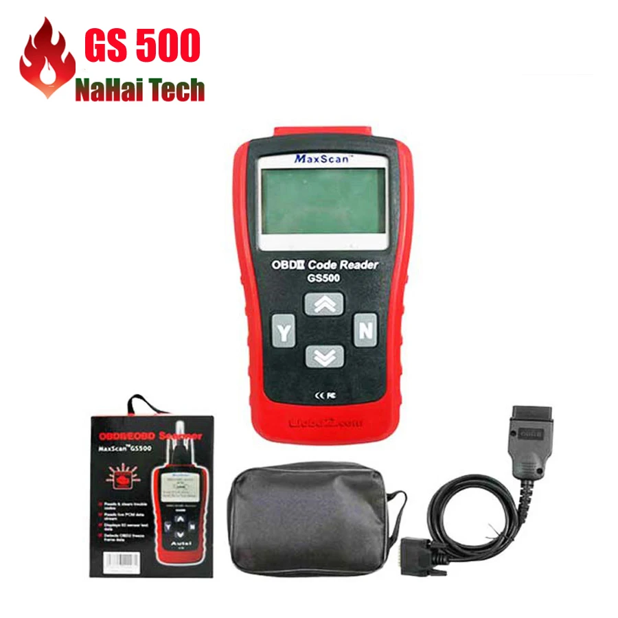 Новый инструмент для ремонта автомобилей MaxiScan GS500 KW807 OBD2 сканер Диагностика