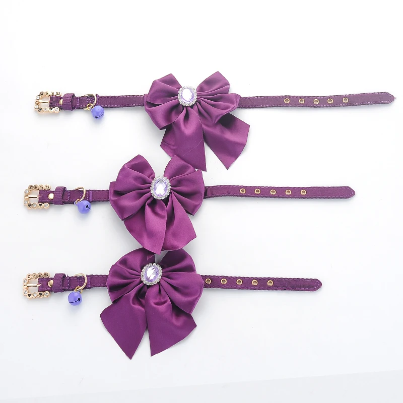 Cute Pet Wedding Flower Collars Cat Dog Necklace Pendant Jewelry Luxury Princess Puppy Grooming | Дом и сад