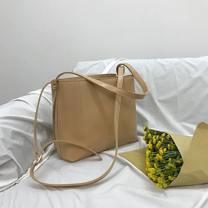 Высококачественные мягкие кожаные дизайнерские женские сумки на плечо простые