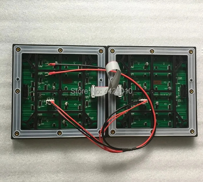 Уличный светодиодный модуль P6 HUB75 интерфейс 2727 SMD 192*192 мм IP65 с проводом|Монитор и