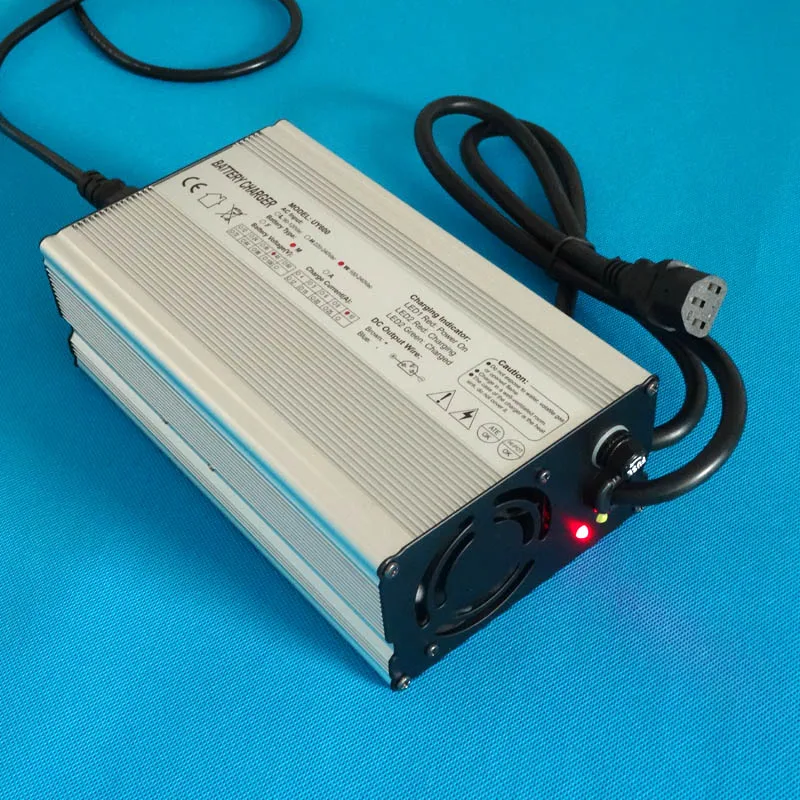 Зарядное устройство LiFePo4 48V10A выход 58 4 в 10 А для аккумуляторов 16S 48 20 50 Ач можно