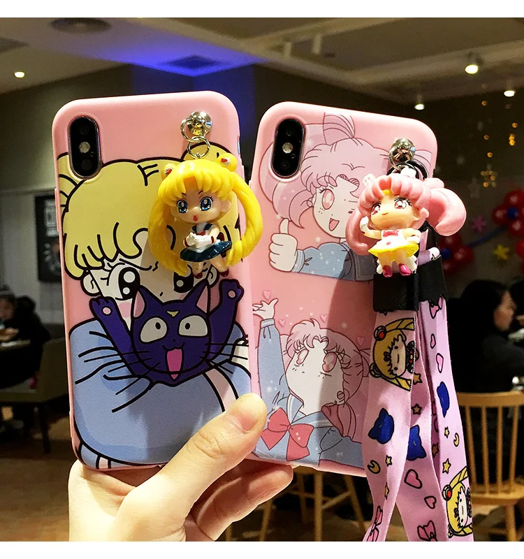 Милый 3D чехол для телефона Oneplus 7 Star Sailor Moon OnePlus 5 5T / 1 + 6 One Plus 6T чехол-накладка