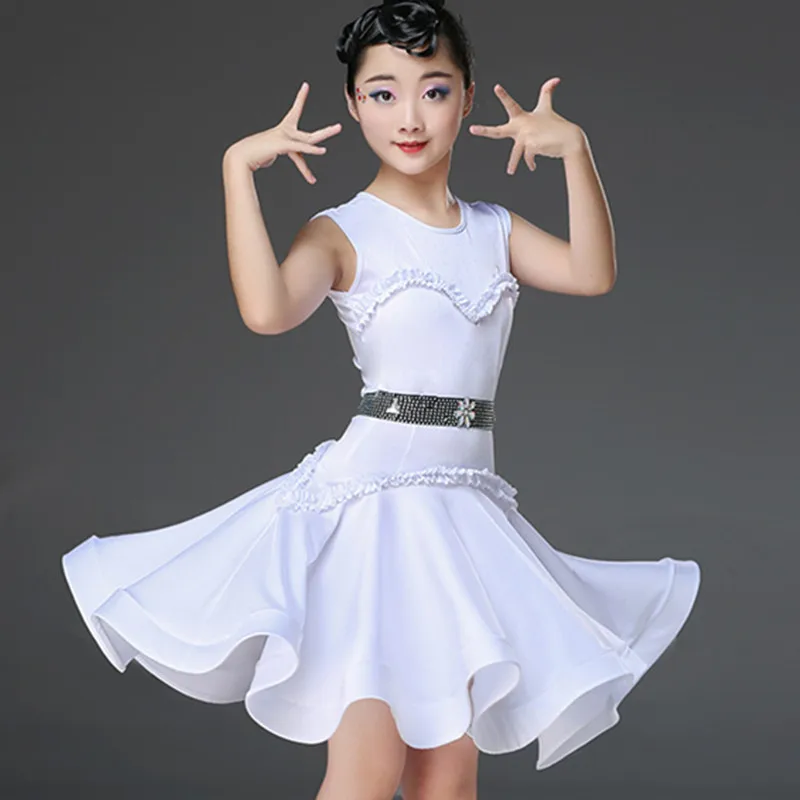 Платье для латинских танцев девочек Детский костюм платье ча детская одежда