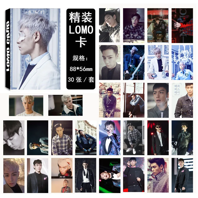 BIGBANG KPOP Fan VIP 2017 сделанный живым живой концертный альбом GD & TOP LOMO самодельные карты