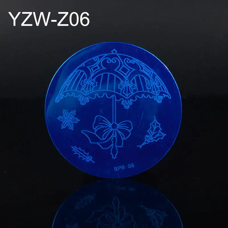 YZW-Z06 30 дизайнов дизайн ногтей штамп шаблон цветок лоза Роза Листья цветочный Рисунок печать пластины для маникюра трафарет - Цвет: YZW-Z06