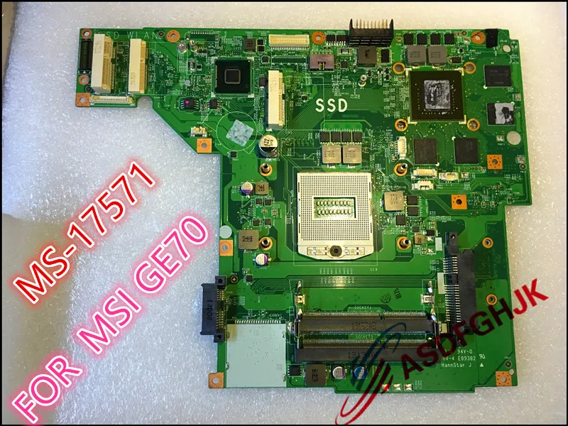 Оригинальный MS 17571 для msi ge70 материнская плата ноутбука с gtx765m gtx760M GT750M GTX850M GTX860M