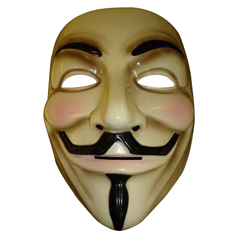 2 вида цветов V for Vendetta маска для косплея маскарадный костюм взрослых Мака маскара