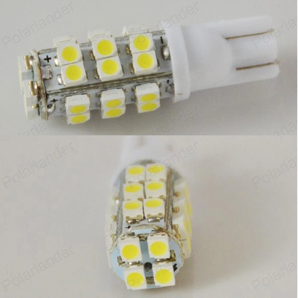 10 шт. Автомобильные светодиодные лампы T10 28 Smd 3528 W5W|car light|10pcs t10 ledlight wedge |