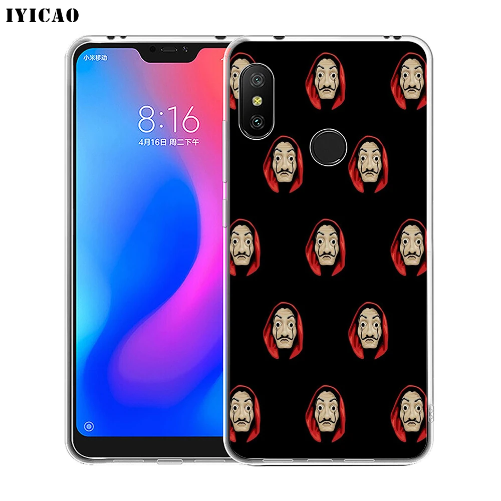 Мягкий силиконовый чехол для телефона IYICAO La Casa De Papel для Xiaomi Redmi 4A 5A 6A Note 7 6 5 Pro Plus Redmi 4X 5A Prime