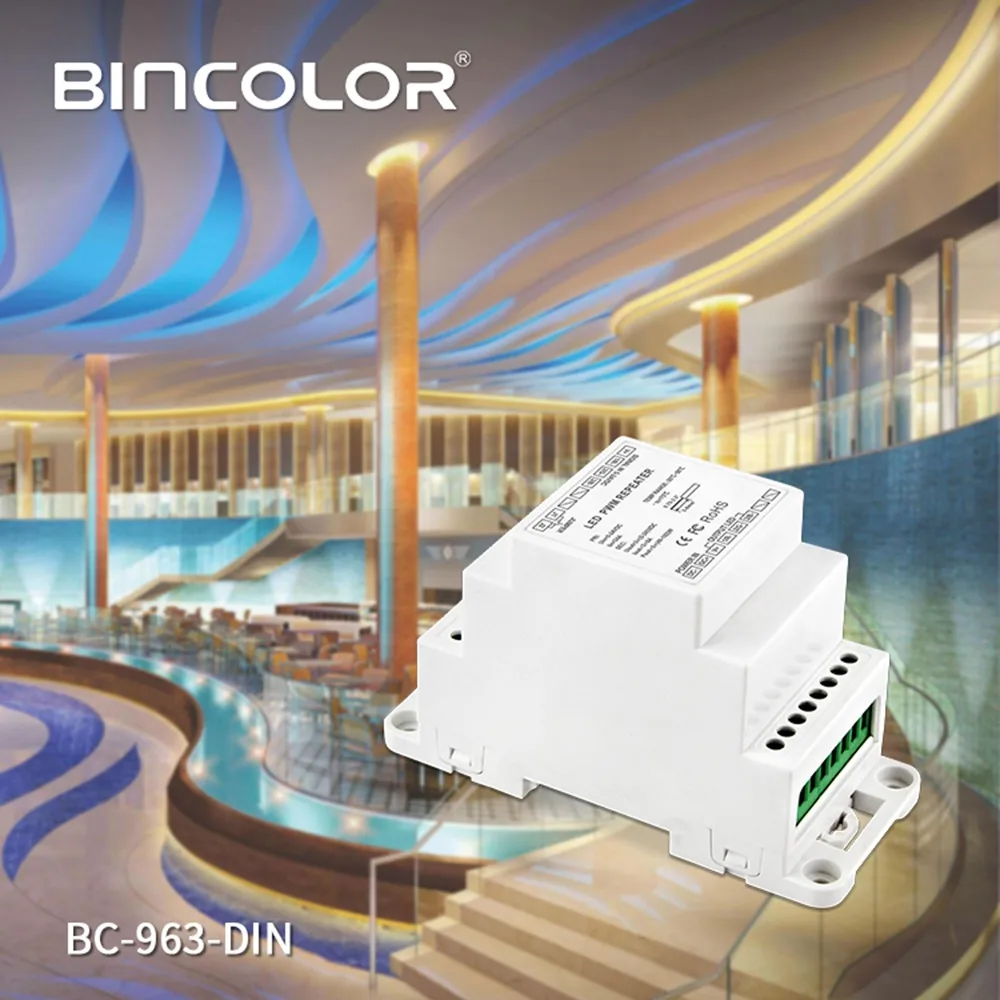 BC-963-Din din-рейка Тип 3CH Led усилитель мощности DC5V-Dc24V вход | Лампы и освещение