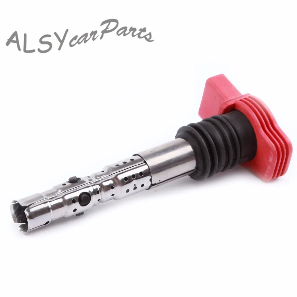 Новые Красные катушки зажигания UF483 для Audi A4 Avant Cabrio S8 Quattro A6 A8 S4 S6 3 0 L V6 ASN BBJ CP294 5C1470