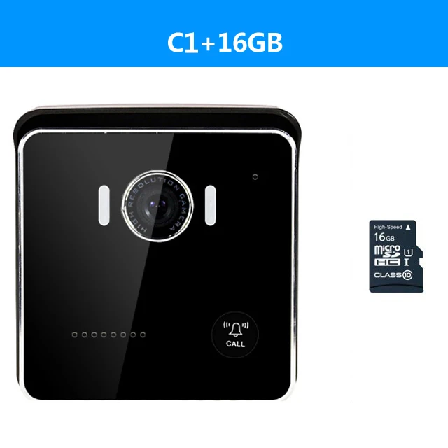 Option2 CLOUDRAKER Wireless Smart Unlock WIFI Video Doorbell Intercom Smart IP Video Door Phone Door Bell 720P HD Camera Night Vision - Цвет: Option2