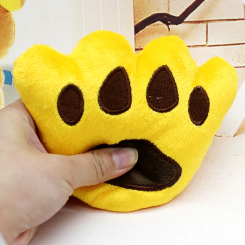 Милый медведь коготь плюшевые звук игрушки pet 4 Цвет bear paw T00059 для собак cat
