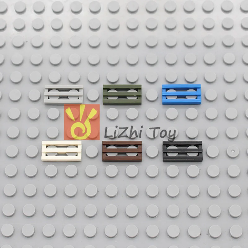 Moc Brick 2412 плитка модифицированная 1x2 решетка (неопределенный тип) сделай сам