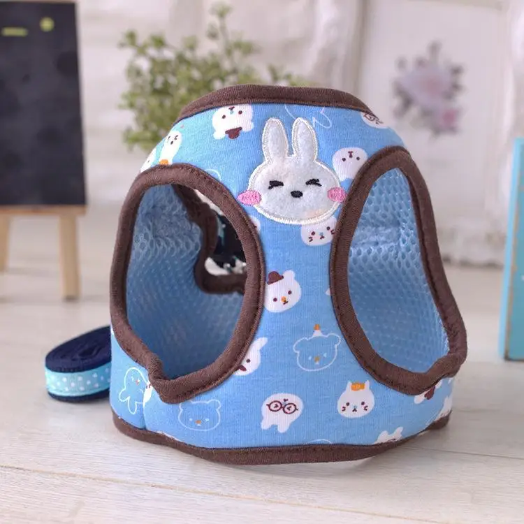 С поводка Симпатичные Клубника Кролик Утка собаки жгут с Щенок Cat Воротник