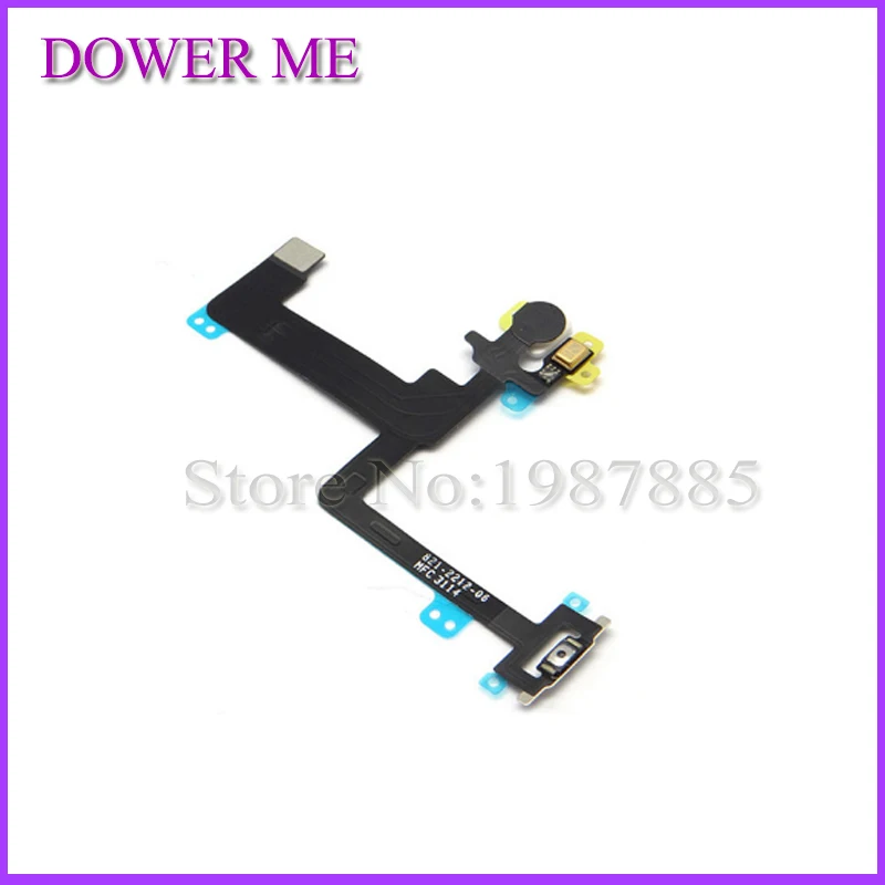5Pcs/lot New Switch On Off Power Button Control Sensor Flex Cable for iPhone 6 6G plus 5.5&quot Replacement parts free shipping | Мобильные