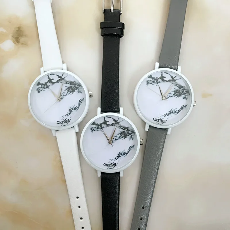 2017 новое прибытие цена по прейскуранту завода мраморные часы женские наручные