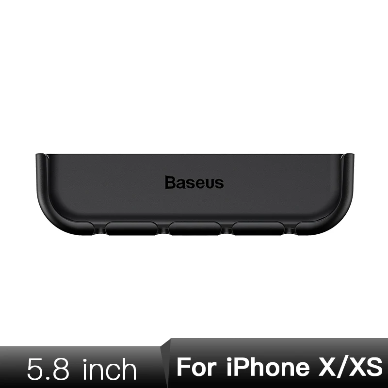 For iPhone X Xs Baseus инструмент для установки из закаленного стекла для iPhone XR Xs Max Xs X Кабельный органайзер защита кабеля удобный держатель кабеля устройство для сматывания кабеля - Цвет: For iPhone X Xs