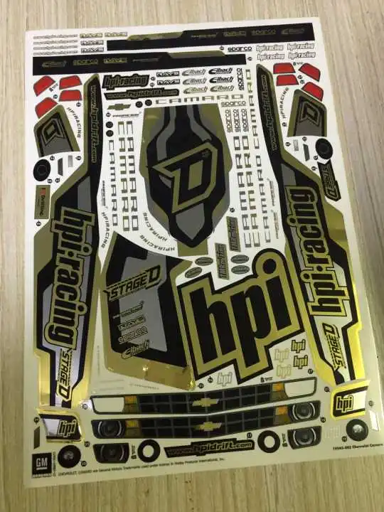 HPI гоночный флюс savage наклейки для масштаба 1/10 1/8 RC игрушки багги/грузовик/плоские