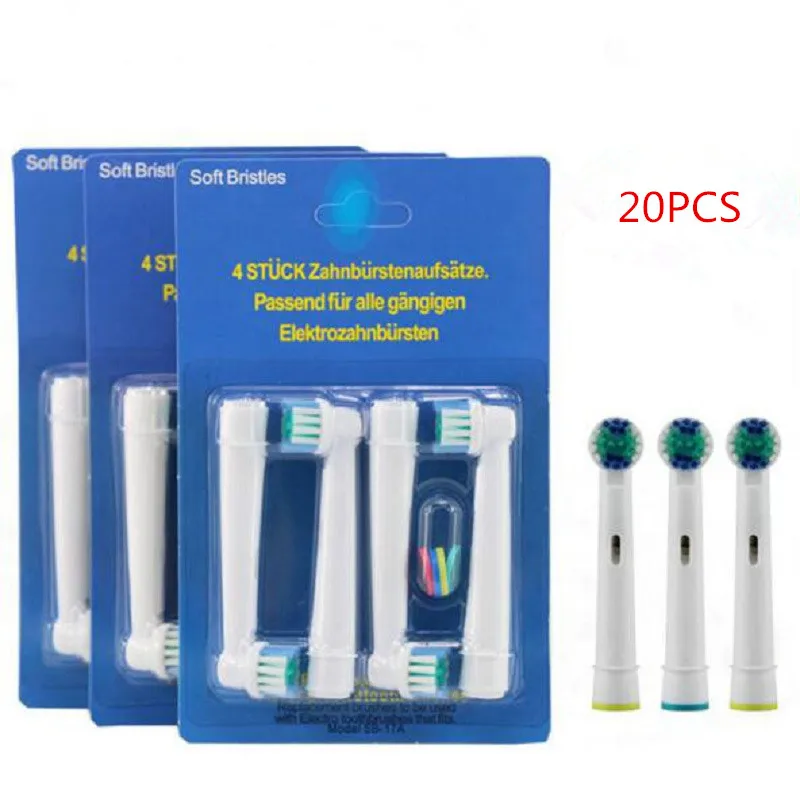 

20 шт., сменные головки для электрической зубной щетки Oral B 3D