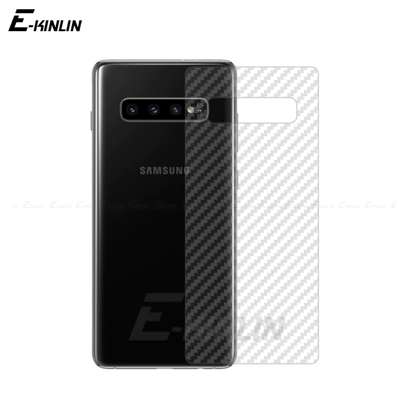 Мягкая 3D Защитная пленка из углеродного волокна для samsung Galaxy Note 10, 9, 8, S10e, S10, 5G, S9, S8 Plus, защита заднего экрана без стекла