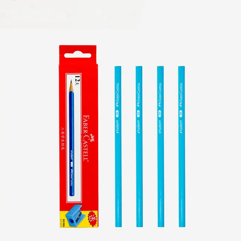 Faber Castell 1322 треугольный студенческий графитовый карандаш черные чернила Цветной