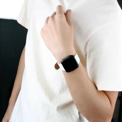 7 видов цветов роскошный ремешок для наручных часов из натуральной кожи Fitbit Versa