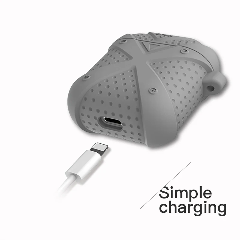 ! ACCEZZ Bluetooth беспроводной Чехол для наушников AirPod мягкий чехол Аксессуары Apple Airpods