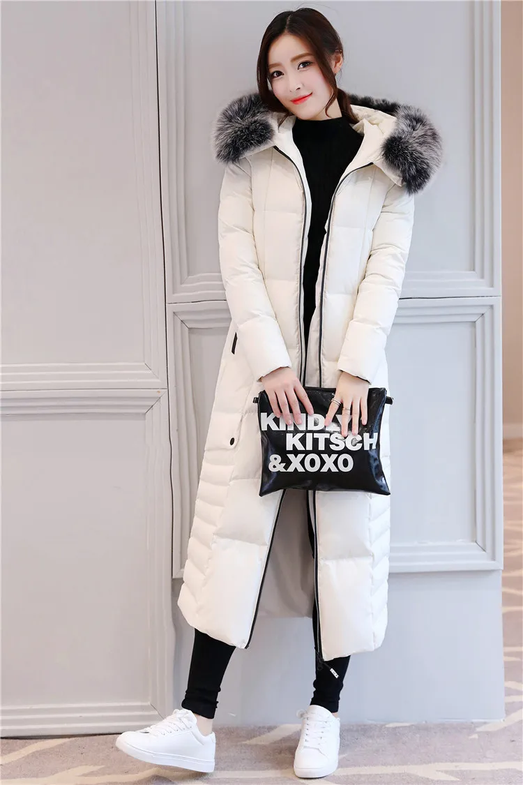 2018 новый стиль X-Long parkas черный белый красный серый темно-синий большой размер