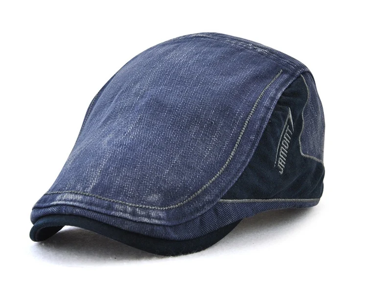 Jamont Мужская винтажная хлопковая кепка газетчика лето осень Duckbill козырек Cabbie Ivy Peaked cap для мальчика Boina Повседневная Плоский берет шляпа