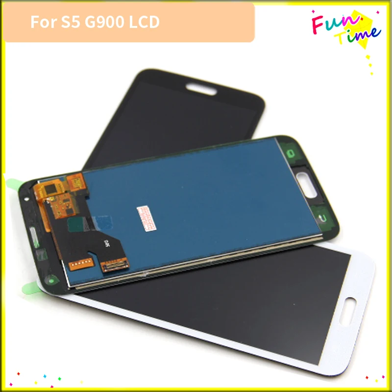 Для Samsung S5 дисплей G900 LCD для Galaxy SM G900F с сенсорным экраном сборка Замена|Экраны