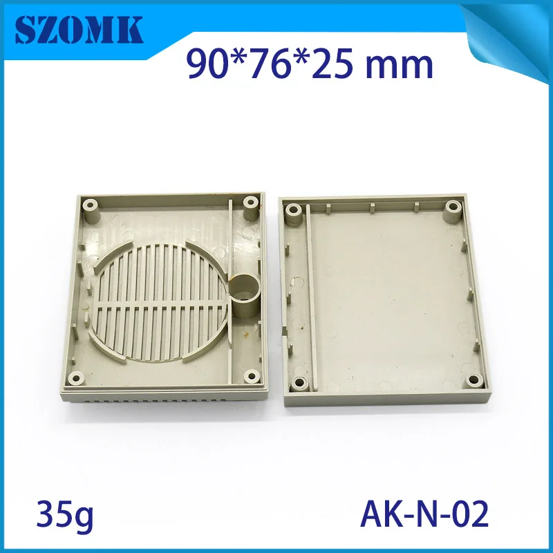 Горячая продажа abs электроники проект коробка датчик влажности корпус (10 шт.) 90*76*25