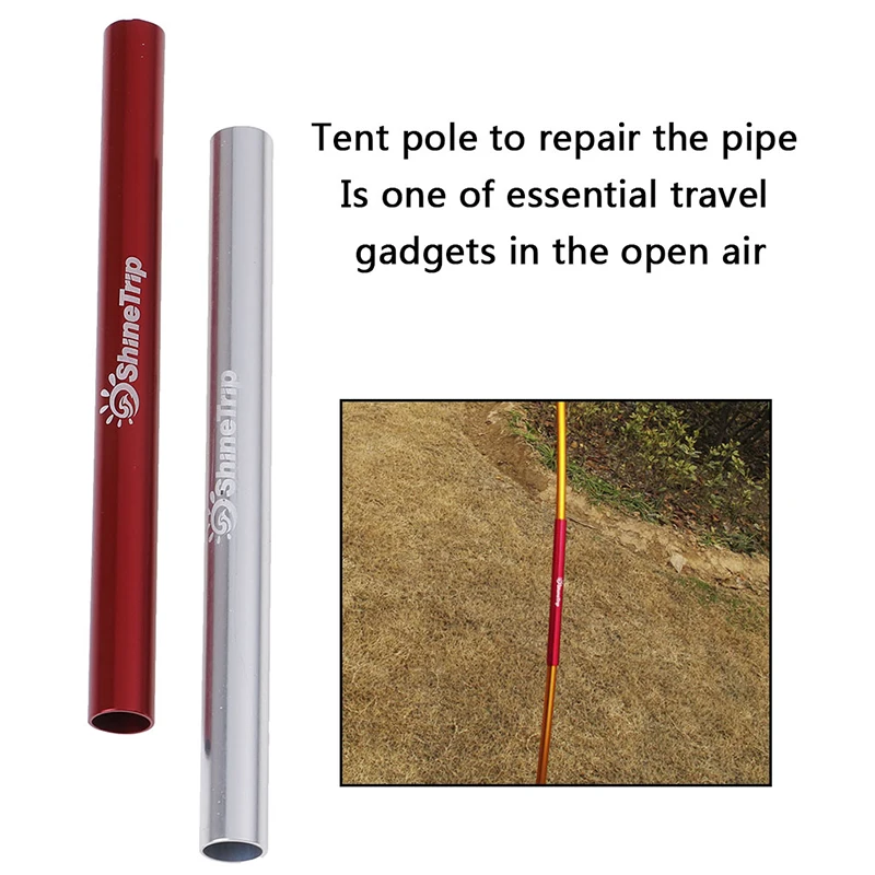 

Tent Pole Repair Tube Single Rod Mending Pipe Emergency for Camping Awning Kit