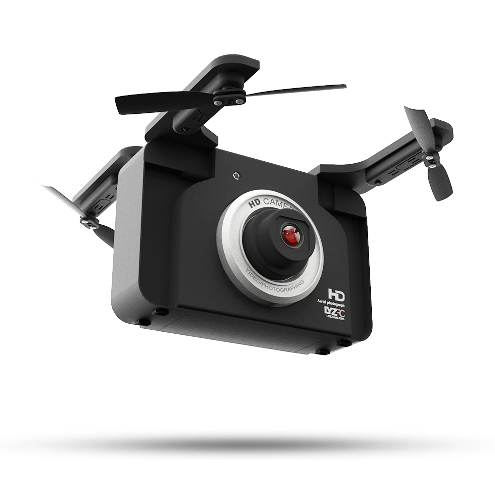 Новый складной Дрон S102 с широкоугольной камерой 720P HD 2 4 GHz RC Quadcopter One Key Return для