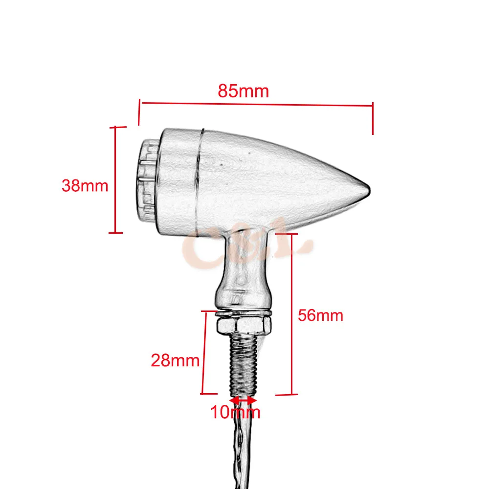 1 пара стоп сигналы для Harley Sporster Softail Bobber|light for|light indicatorlights & lighting |