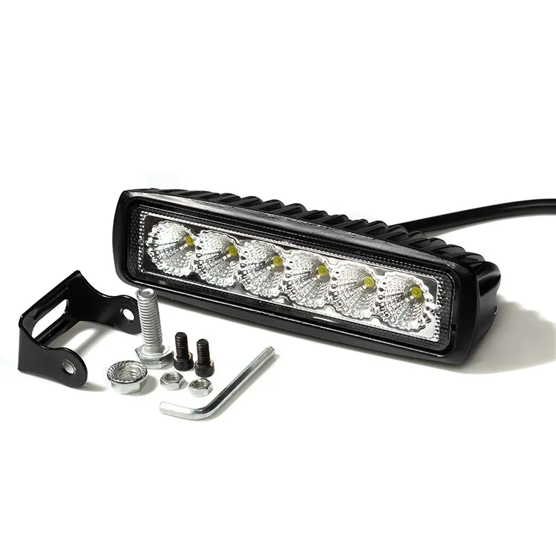18W 12-24V светодиодные фары для автомобиля ДХО внедорожника Мотоцикл скутер квадроцикл Грузовик Лодка Трактора техники п