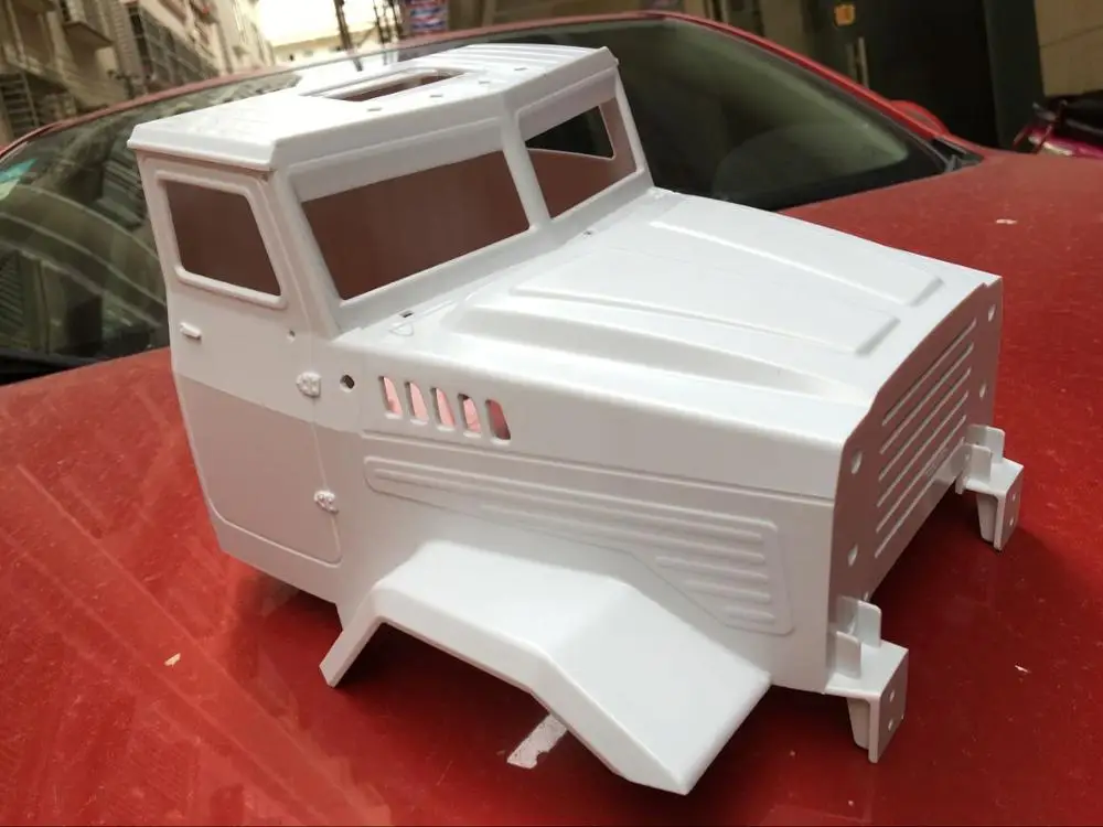1/12 масштаб крест RC 6x6 гусеничный KC6 KC6A KC6E KC6L военный 6WD RC внедорожный грузовик Неокрашенный Кузов 90100014 90100015 - Цвет: Hard White Body