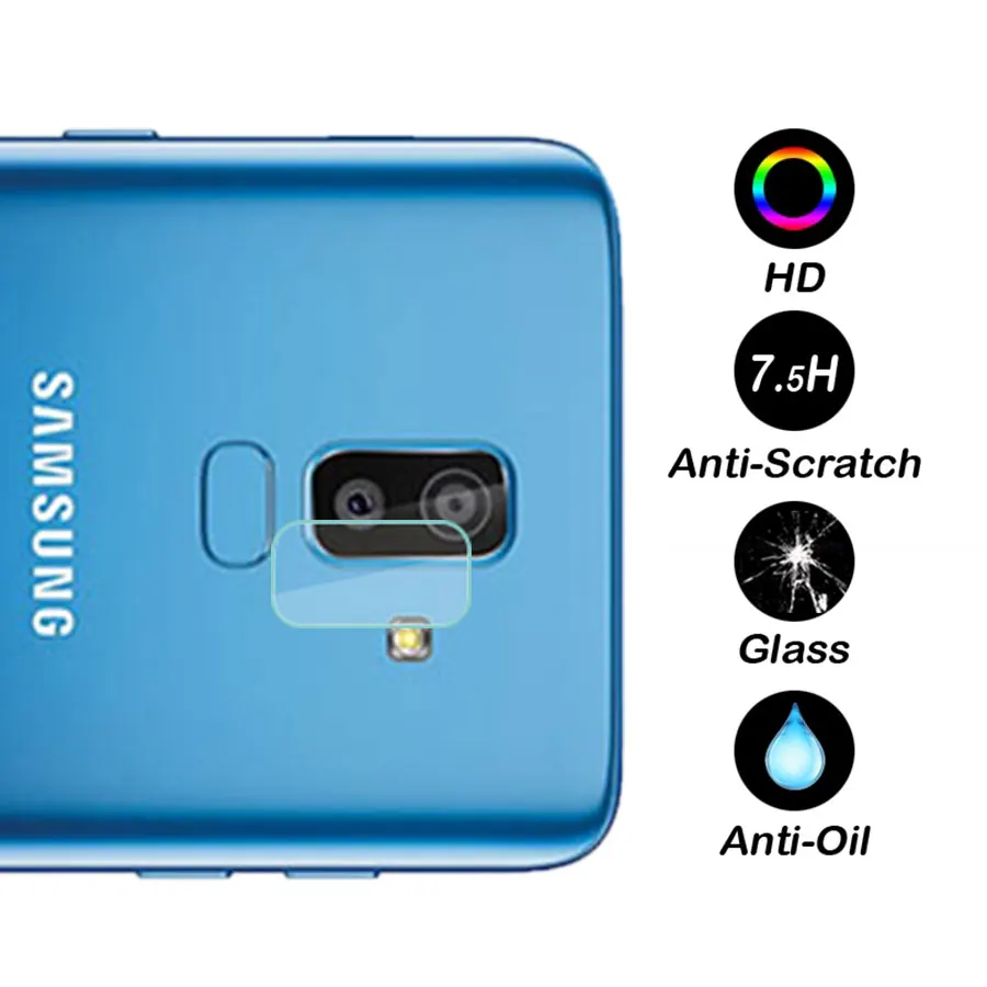 FIZAZI сзади Камера объектив закаленное Стекло для samsung Galaxy J6 J8 On6 On8 задняя защитная